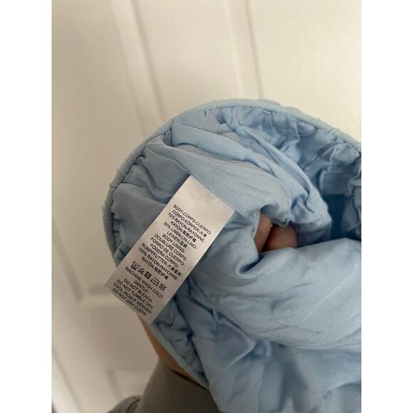 NWT Free People Girl and the Sun Sky Blue Cropped Sleeveless Top - Picture 8 of 9